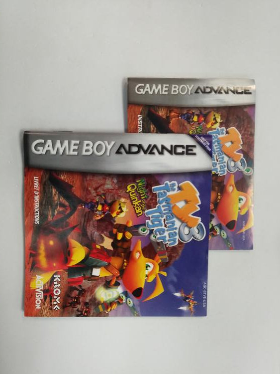 TY THE TASMANIAN TIGER 3 NIGHT OF THE QUINKAN (COMPLETE IN BOX)