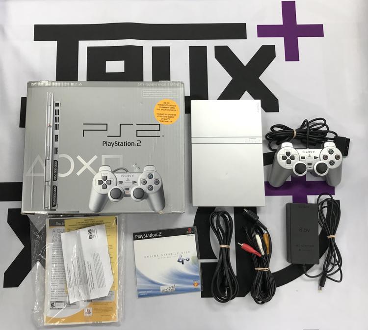 PLAYSTATION 2 MODEL 2 SILVER
