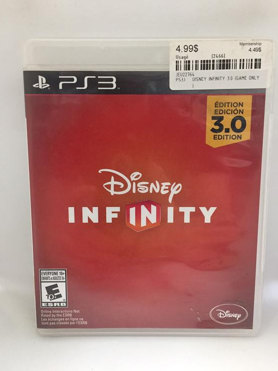 DISNEY INFINITY 3.0 GAME ONLY (COMPLETE IN BOX) (usagé)