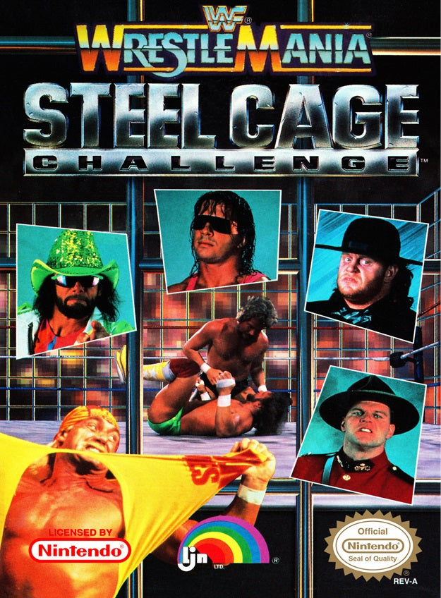WWF WRESTLEMANIA STEEL CAGE CHALLENGE (WITH BOX) (usagé)