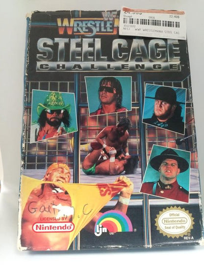WWF WRESTLEMANIA STEEL CAGE CHALLENGE (WITH BOX) (usagé)
