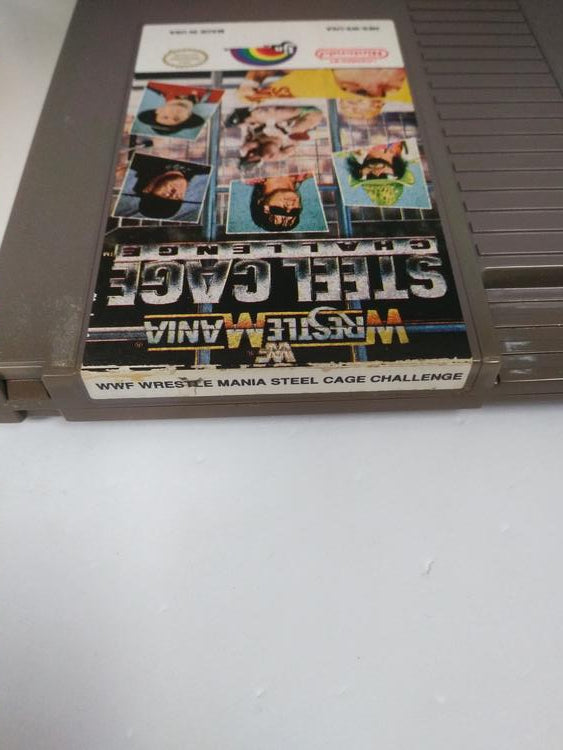 WWF WRESTLEMANIA STEEL CAGE CHALLENGE (WITH BOX) (usagé)