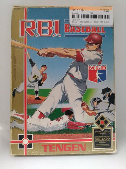 RBI BASEBALL (COMPLETE IN BOX)