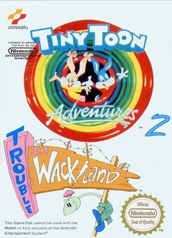 TINY TOON ADVENTURES 2 TROUBLE IN WACKYLAND (WITH BOX)