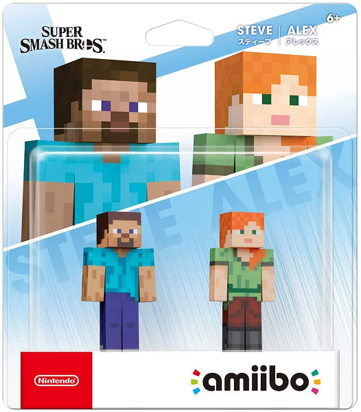 AMIIBO STEVE AND ALEX JAP EDITION