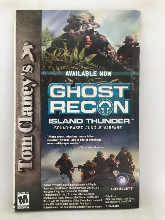TOM CLANCY'S RAINBOW SIX 3 WITH MICROPHONE (COMPLETE IN BOX)
