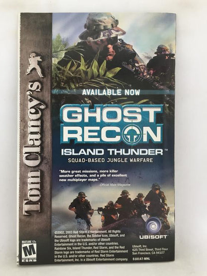 TOM CLANCY'S RAINBOW SIX 3 WITH MICROPHONE (COMPLETE IN BOX)