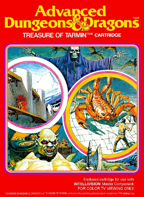 INTELLIVISION ADVANCED DUNGEONS & DRAGONS TREASURE OF TARMIN (usagé)