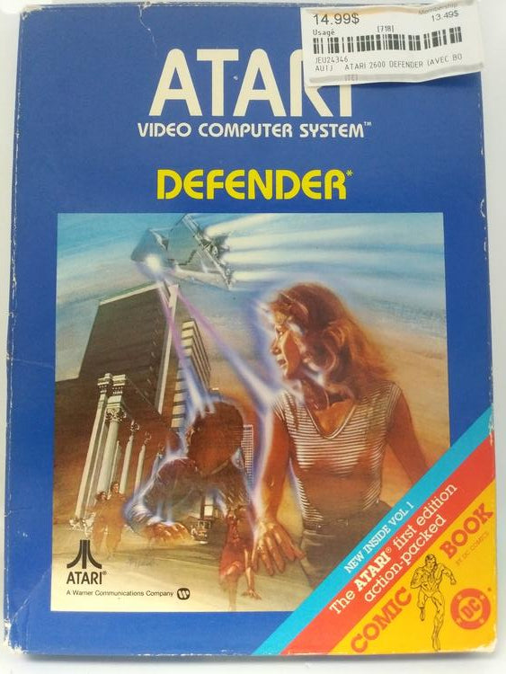 ATARI 2600 DEFENDER (WITH BOX)