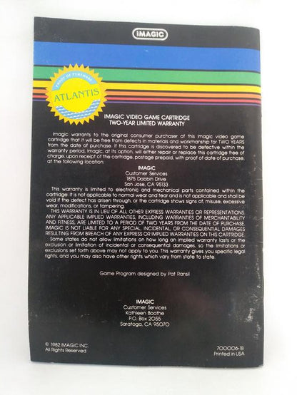 INTELLIVISION ATLANTIS (COMPLETE IN BOX)