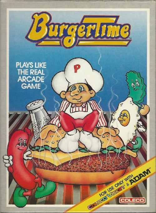 COLECOVISION BURGERTIME (COMPLETE IN BOX)