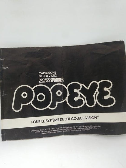 COLECOVISION POPEYE (WITH BOX)
