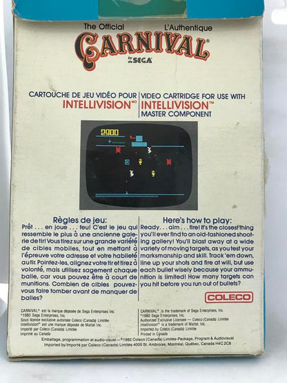 INTELLIVISION CARNIVAL (COMPLETE IN BOX) (usagé)
