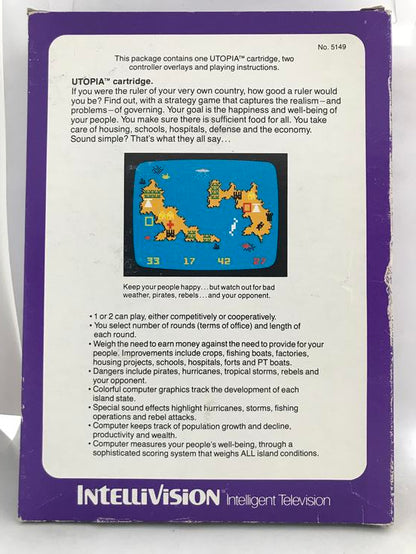 INTELLIVISION UTOPIA (COMPLETE IN BOX) (usagé)