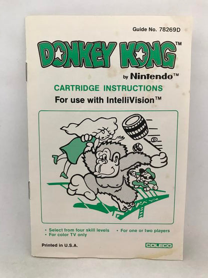 INTELLIVISION DONKEY KONG (COMPLETE IN BOX)