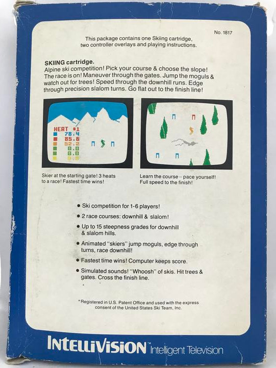 INTELLIVISION SKIING (COMPLETE IN BOX) (usagé)