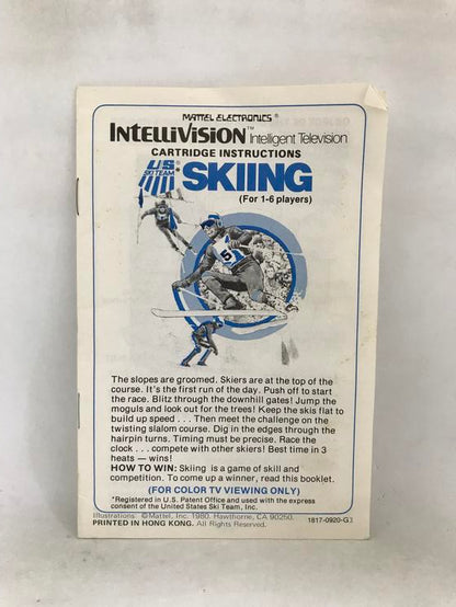 INTELLIVISION SKIING (COMPLETE IN BOX) (usagé)
