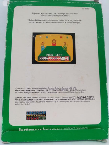 INTELLIVISION ROYAL DEALER (COMPLETE IN BOX)