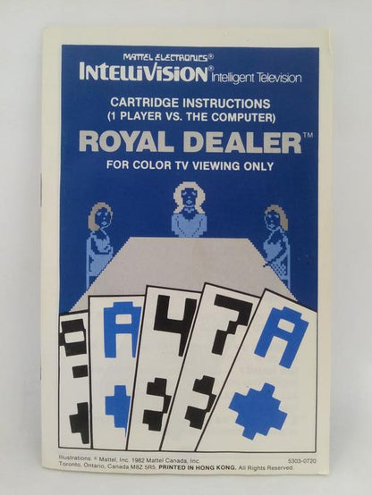 INTELLIVISION ROYAL DEALER (COMPLETE IN BOX)