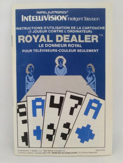 INTELLIVISION ROYAL DEALER (COMPLETE IN BOX)