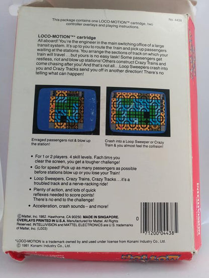 INTELLIVISION LOCO MOTION (COMPLETE IN BOX)