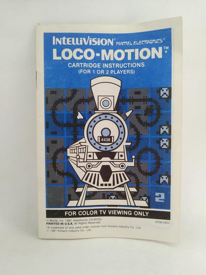 INTELLIVISION LOCO MOTION (COMPLETE IN BOX) (usagé)