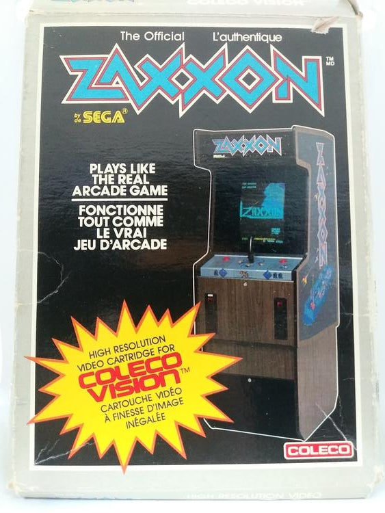 COLECOVISION ZAXXON (WITH BOX) (usagé)