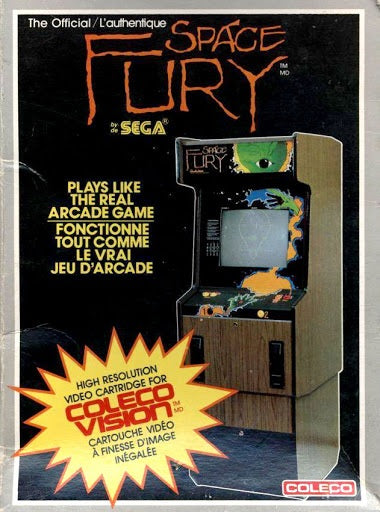 COLECOVISION SPACE FURY (WITH BOX)