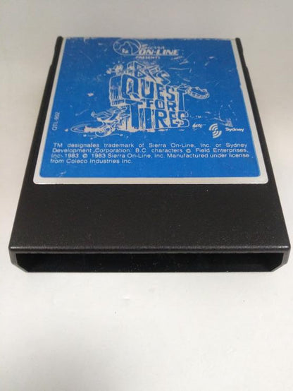 COLECOVISION B.C.'S QUEST FOR TIRES (COMPLETE IN BOX)