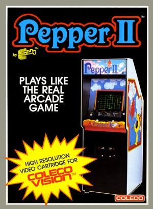 COLECOVISION PEPPER II (COMPLETE IN BOX)