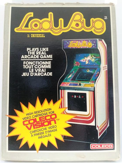 COLECOVISION LADY BUG (COMPLETE IN BOX)
