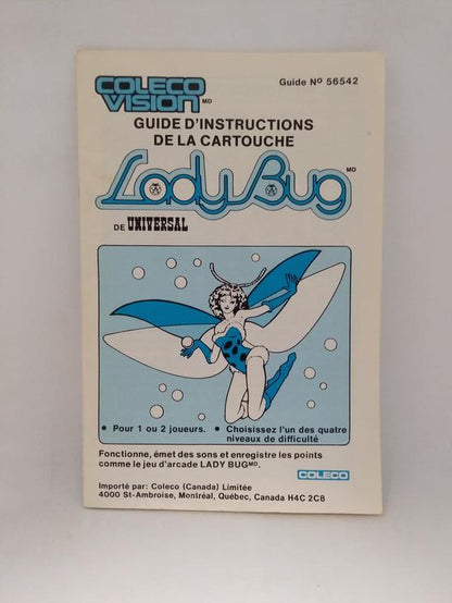 COLECOVISION LADY BUG (COMPLETE IN BOX)