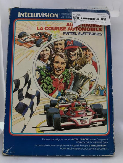 INTELLIVISION AUTO RACING (COMPLETE IN BOX)