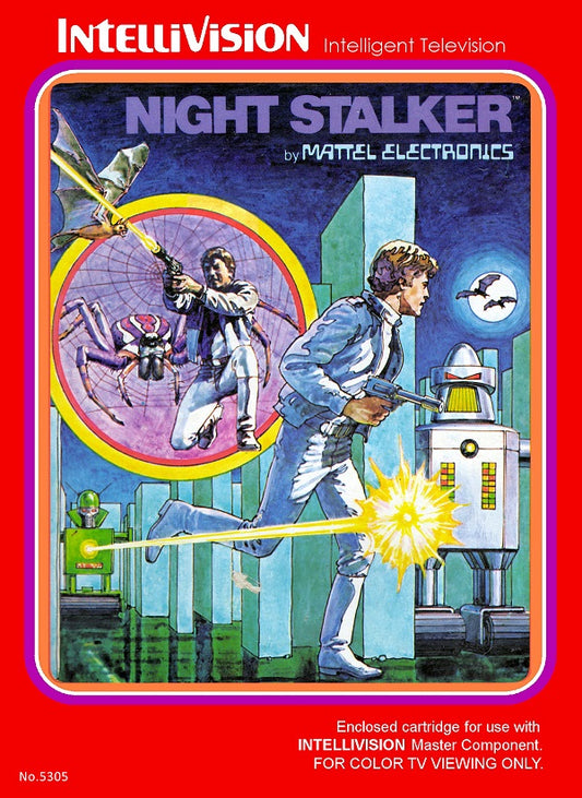 INTELLIVISION NIGHT STALKER (COMPLETE IN BOX) (usagé)