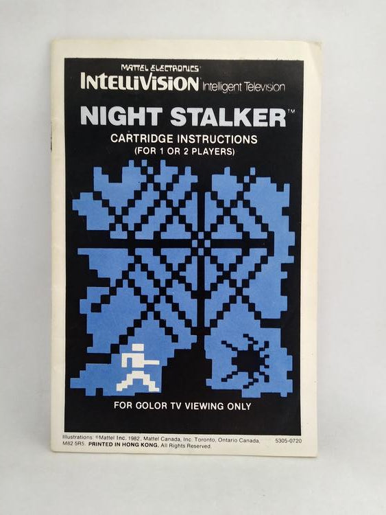 INTELLIVISION NIGHT STALKER (COMPLETE IN BOX)