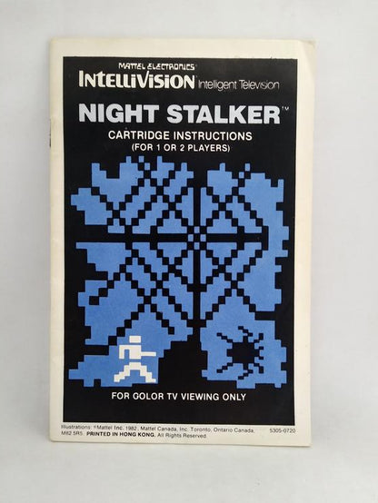INTELLIVISION NIGHT STALKER (COMPLETE IN BOX) (usagé)