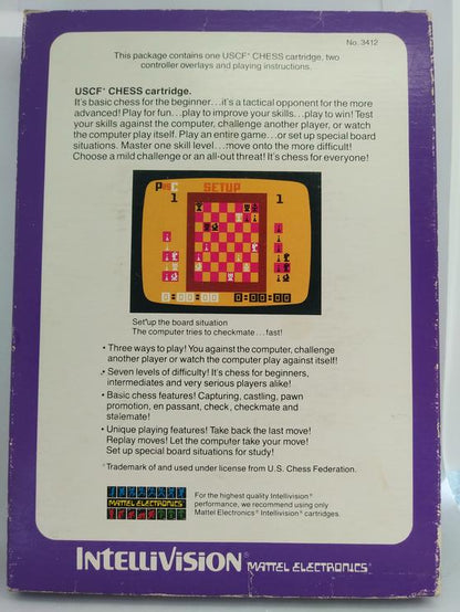 INTELLIVISION CHESS (COMPLETE IN BOX)