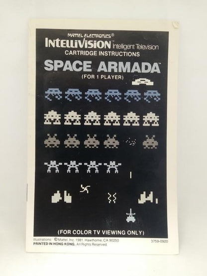 INTELLIVISION SPACE ARMADA (COMPLETE IN BOX) (usagé)