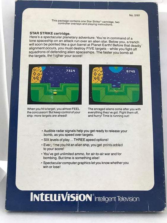 INTELLIVISION STAR STRIKE (COMPLETE IN BOX)