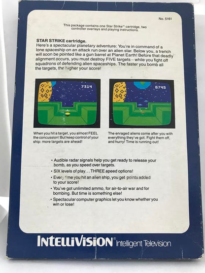 INTELLIVISION STAR STRIKE (COMPLETE IN BOX) (usagé)