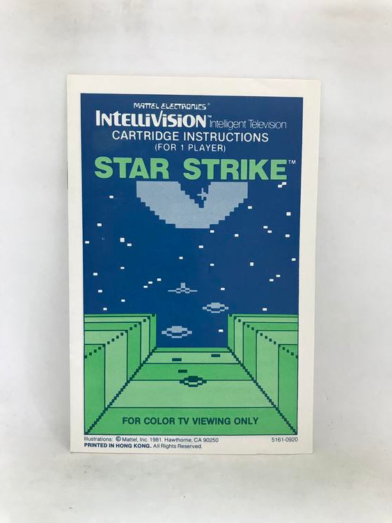 INTELLIVISION STAR STRIKE (COMPLETE IN BOX)