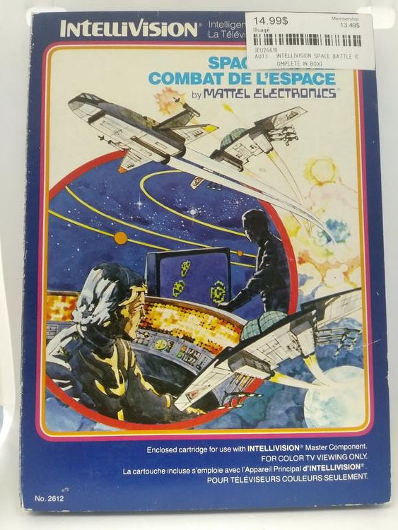 INTELLIVISION SPACE BATTLE (COMPLETE IN BOX)