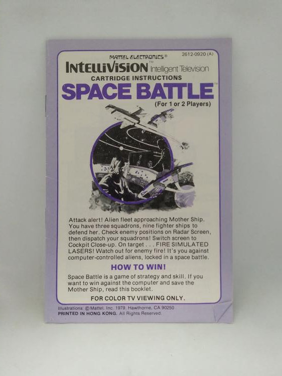 INTELLIVISION SPACE BATTLE (COMPLETE IN BOX)