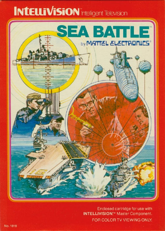 INTELLIVISION SEA BATTLE (COMPLETE IN BOX)