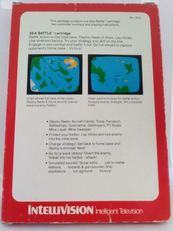 INTELLIVISION SEA BATTLE (COMPLETE IN BOX) (usagé)