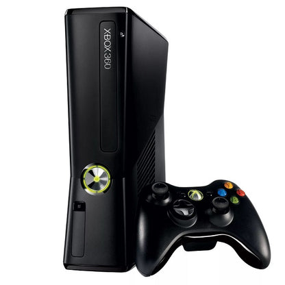 XBOX 360 MODEL 2 BLACK - 120 GB KINECT BUNDLE + 1 CONTROLLER + 5 GAMES (usagé)
