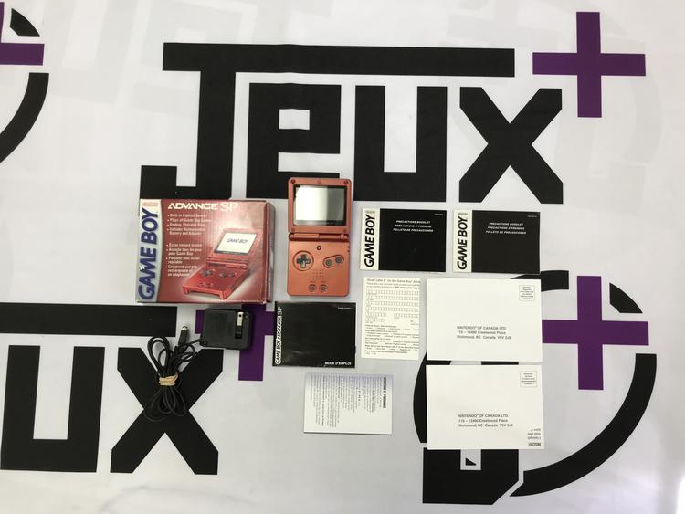 GAMEBOY ADVANCE SP FLAME AGS-001 (COMPLETE IN BOX)