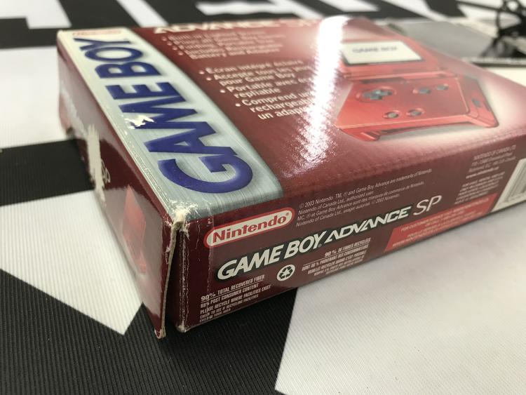 GAMEBOY ADVANCE SP FLAME AGS-001 (COMPLETE IN BOX)