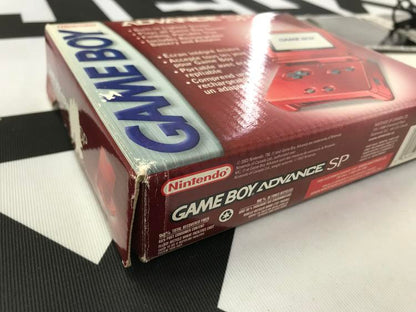 GAMEBOY ADVANCE SP FLAME AGS-001 (COMPLETE IN BOX)