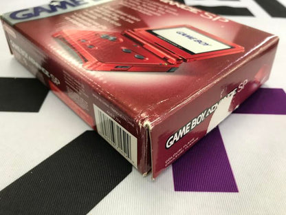 GAMEBOY ADVANCE SP FLAME AGS-001 (COMPLETE IN BOX)